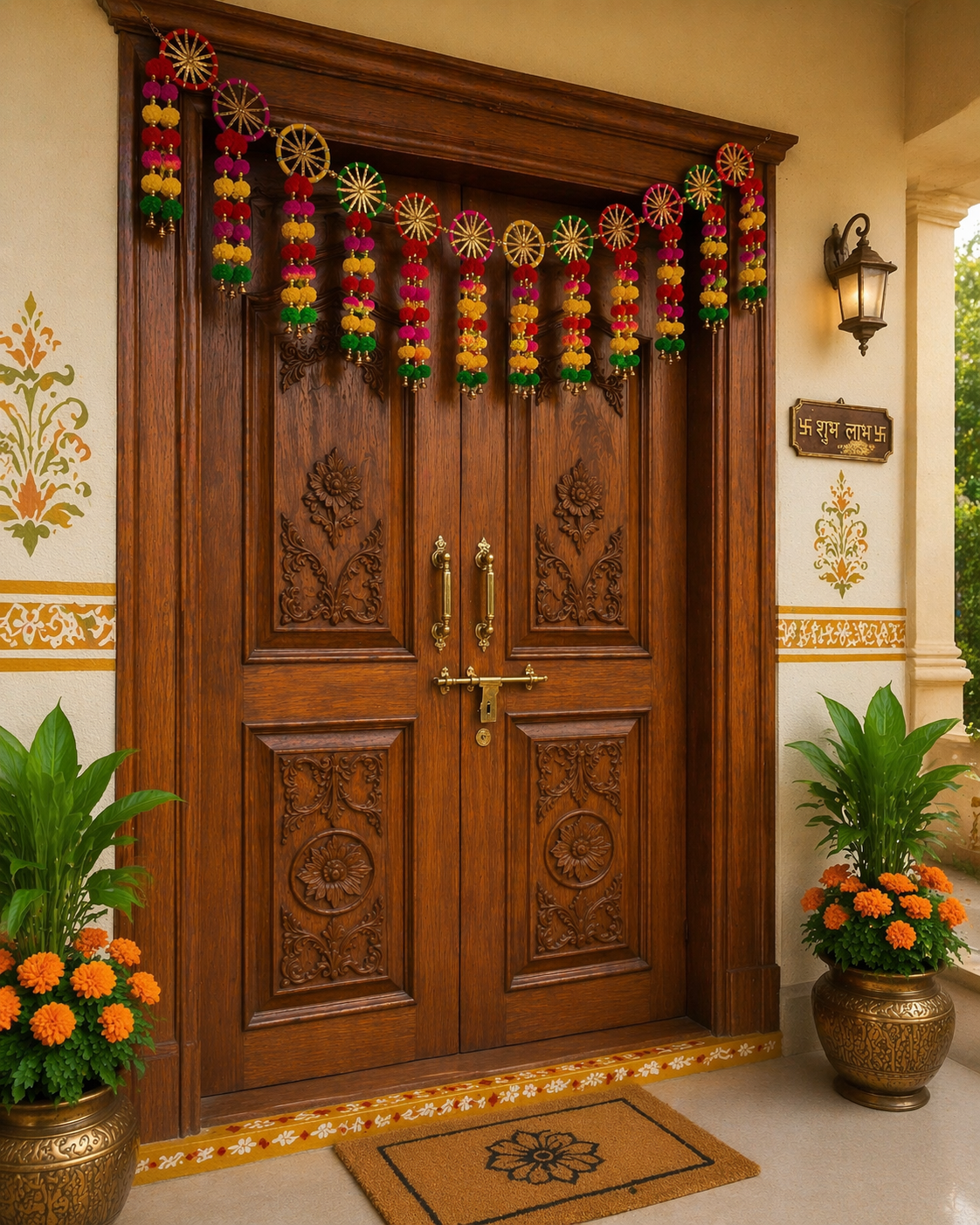 Nutts Classic Indian Bandhanwar Toran Home Decor