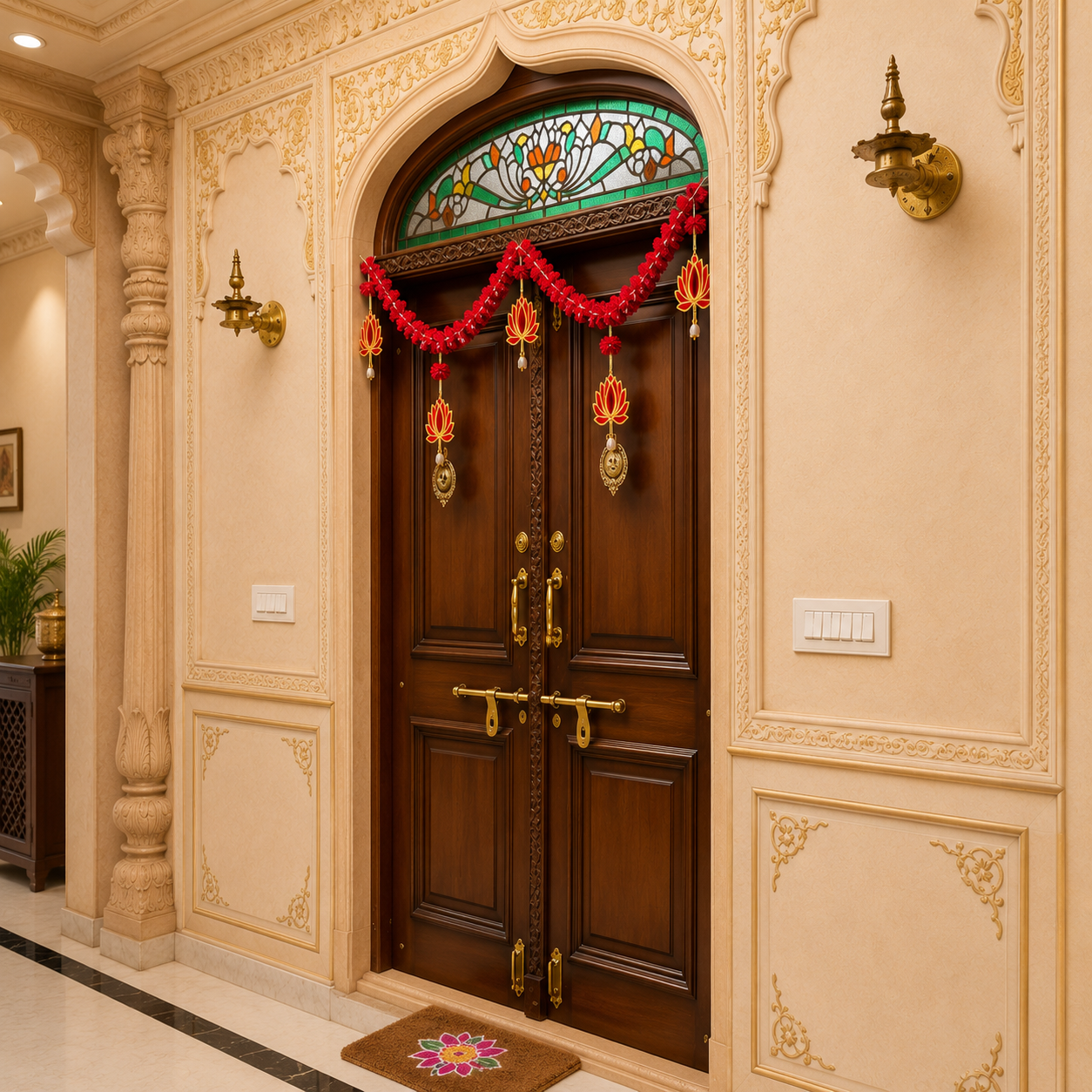 Nutts Traditional Decorative Bandhanwar for Doors and Entrances