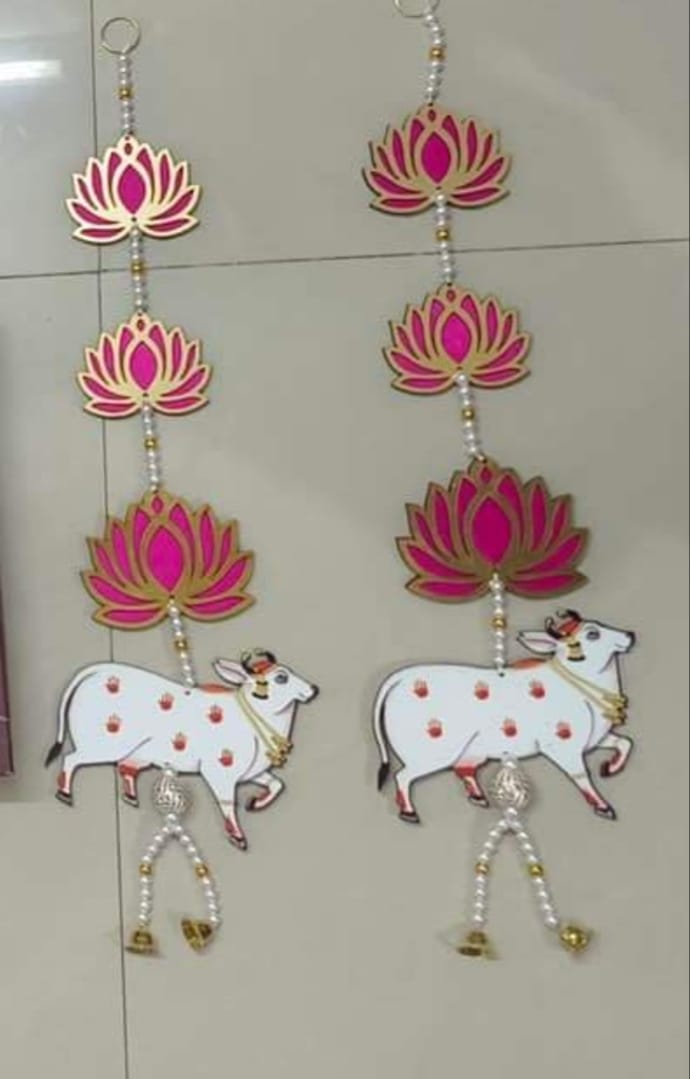Nutts Lotus Hanging Decor Perfect For Peaceful Living Space Creates Calm And Relaxing Atmosphere Ideal For Meditation Room And Cozy Interiors