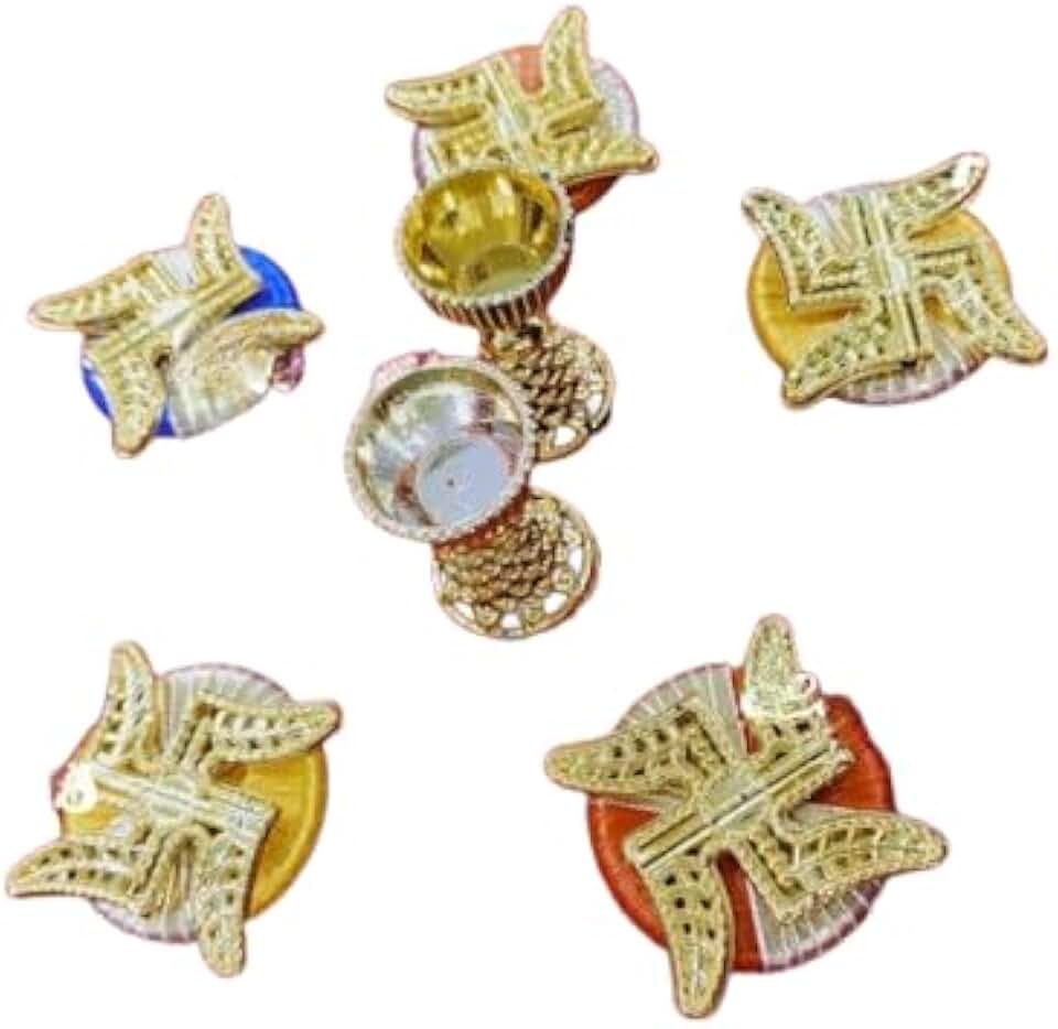 Satiya Set Designer and Ethnic Rakhi Decoration & Kumkum Chawal Holder with Water Diya