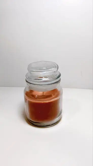 Nutts Sandalwood Jar Candle in Glass | Long Burning Decorative Candle | Relaxing Aroma for Home | Home & Festival Decor (Pack of 1)