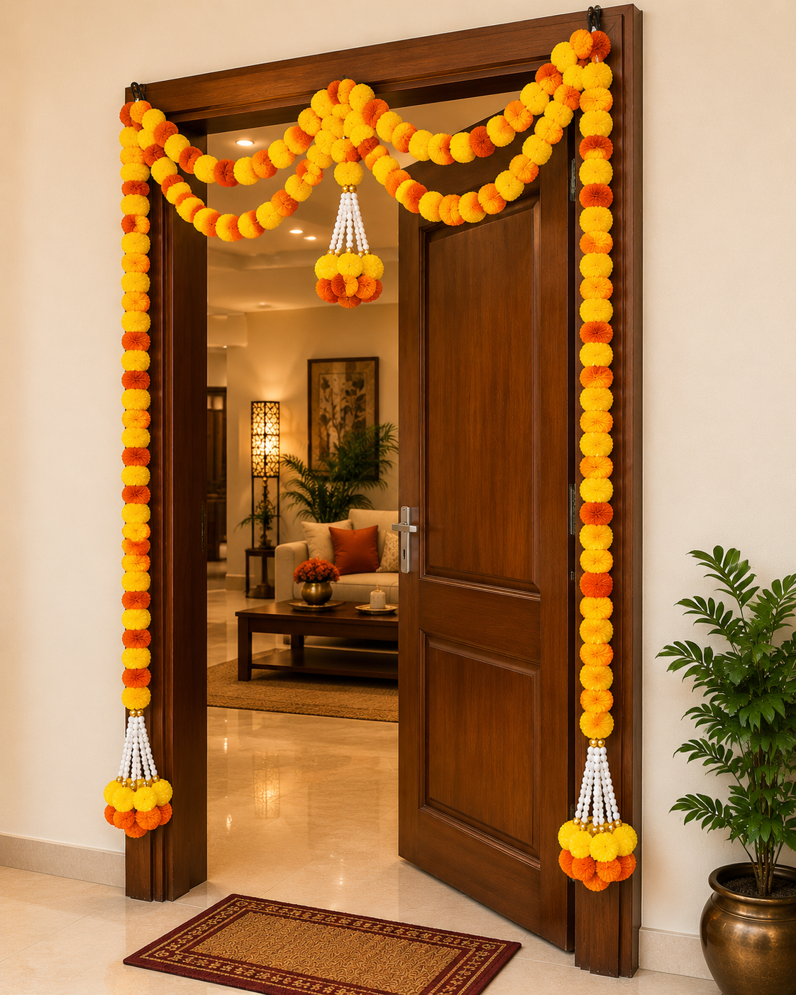 Nutts Decorative Indian Bandhanwar Toran for Door and Wall Decor