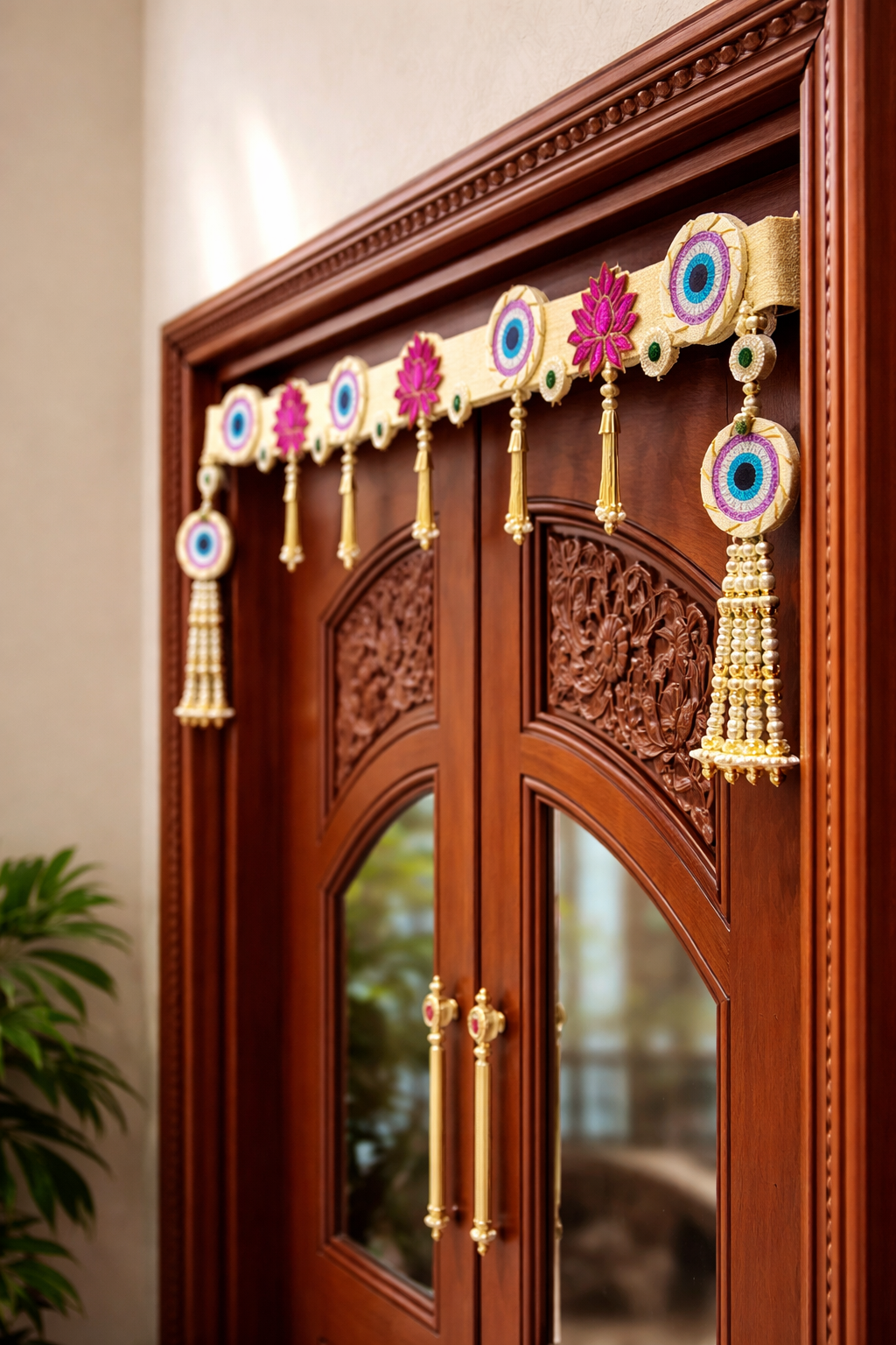 Nutts Festive Bandhanwar Door Hanging for Pooja Decor