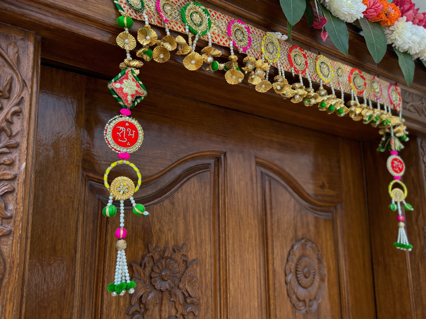 Nutts Premium Bandhanwar Toran for Festive Home Decoration