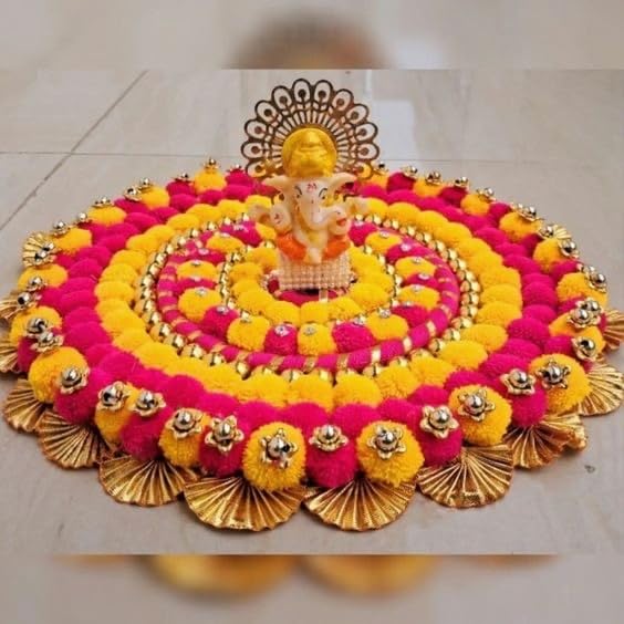Sellplus Decorative Traditional Tealight Holder Elegant Festival Candle Stand for Diwali Pooja Home Mandir Wedding Table Decoration(Pack of 1) (Tealight-175)
