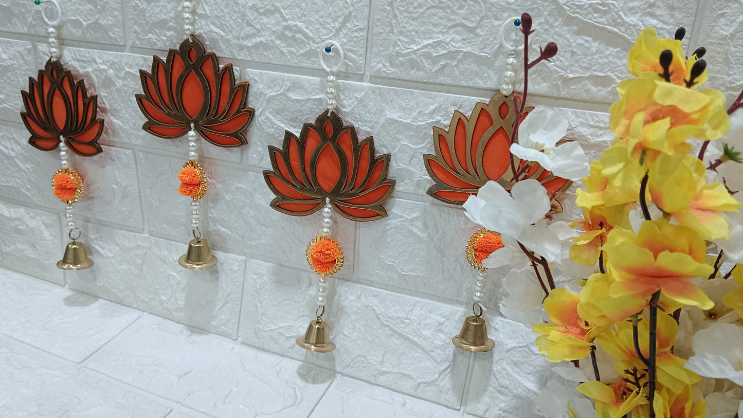 Nutts Lotus Wall Hanging Elegant Decorative Accent For Bedroom And Hallway Decor