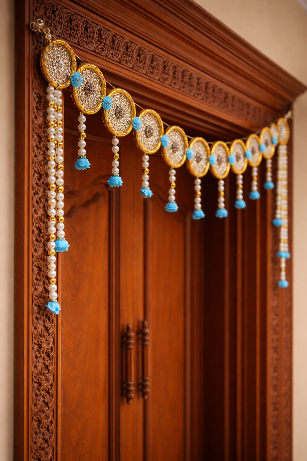 Nutts Ethnic Bandhanwar Toran for Festive Door Entrance Decor