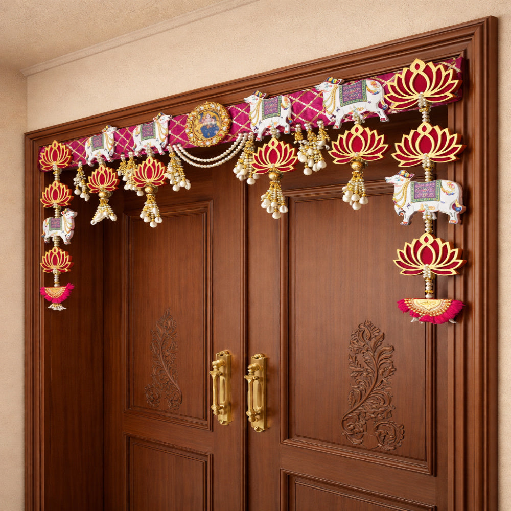 Nutts Traditional Ethnic Bandhanwar for Festive and Cultural Home Décor