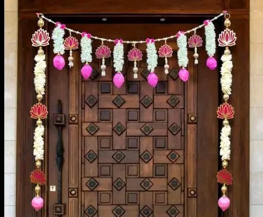 Nutts Indian Festive Bandhanwar Toran for Entrance Decor