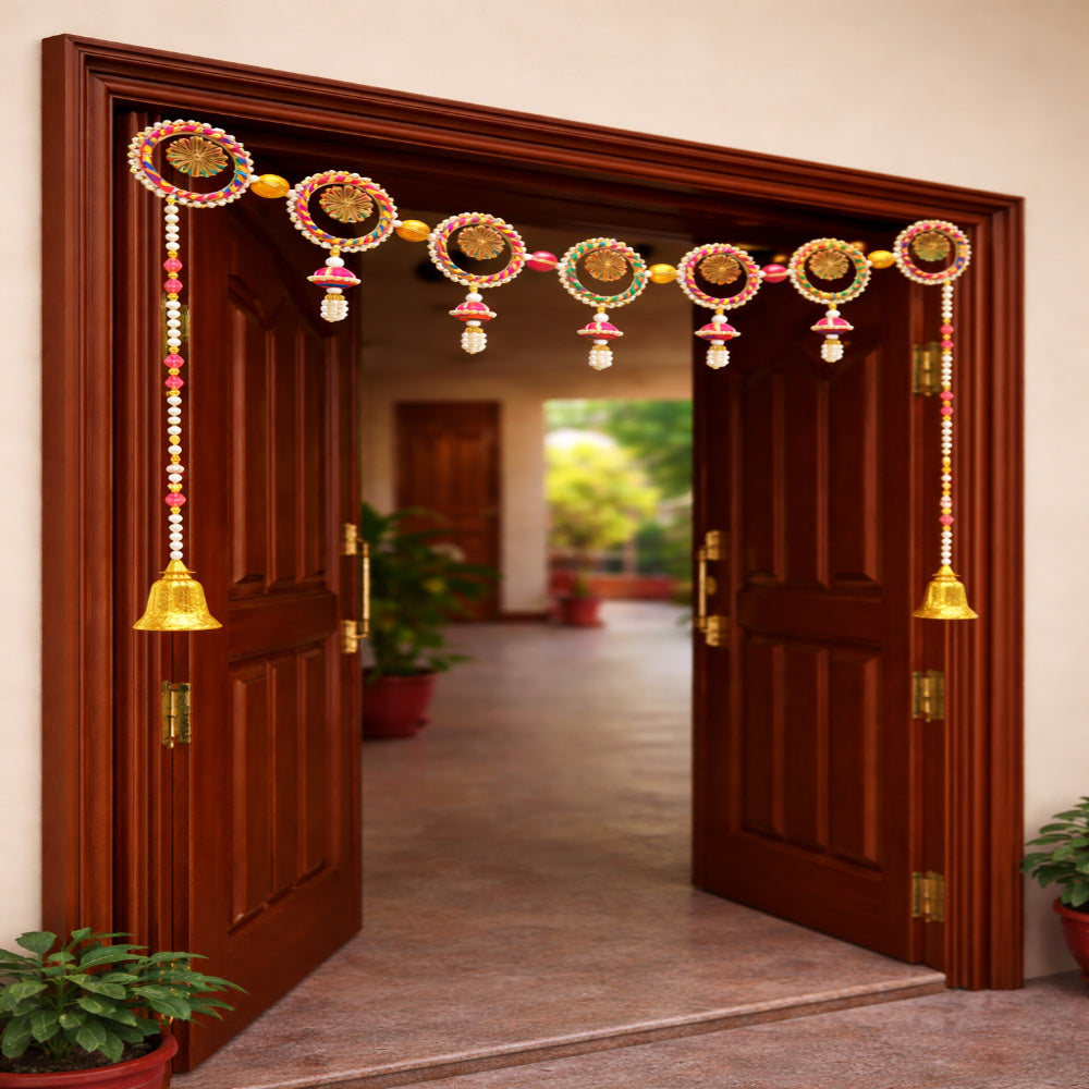 Nutts Decorative Beads Gota Bangle Bell Bandhanwar For Decoration