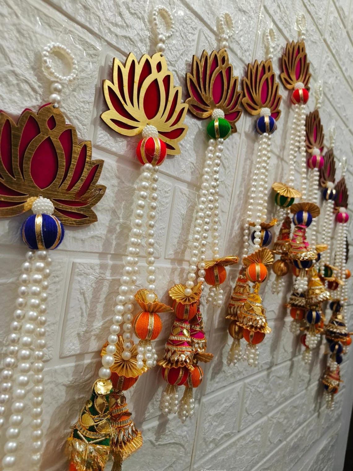 Nutts Lotus Hanging Stylish Decorative Accent Adds Modern Peaceful Touch To Home Interiors