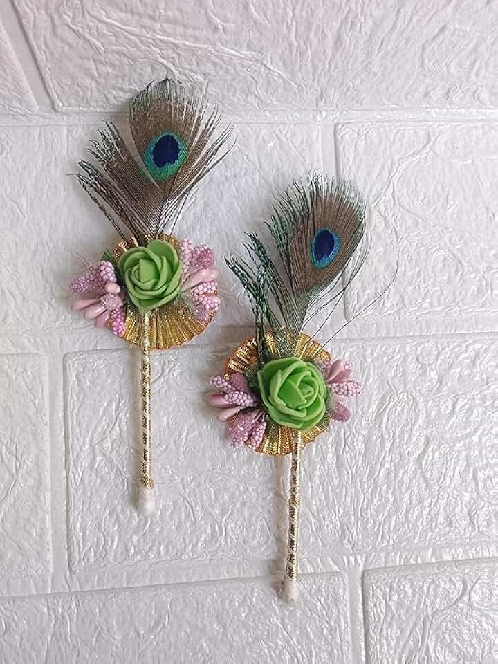 Mor Pankh Tilak & Bindi Stick,Sindoor Stick, Chandan Stick for Pooja, Sagan, Religious Ceremonies, Festivals, etc. (Medium, 2)