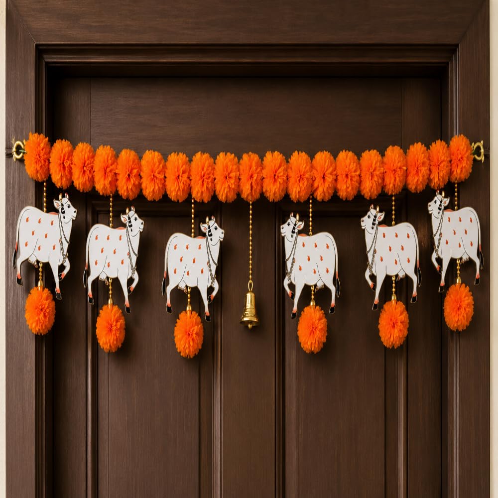 SellPlus Beautifully Crafted Bandhanwar that enhances the Look of Your Main Door and adds a Rich Traditional Touch to Your Home décor. (BDHW181)