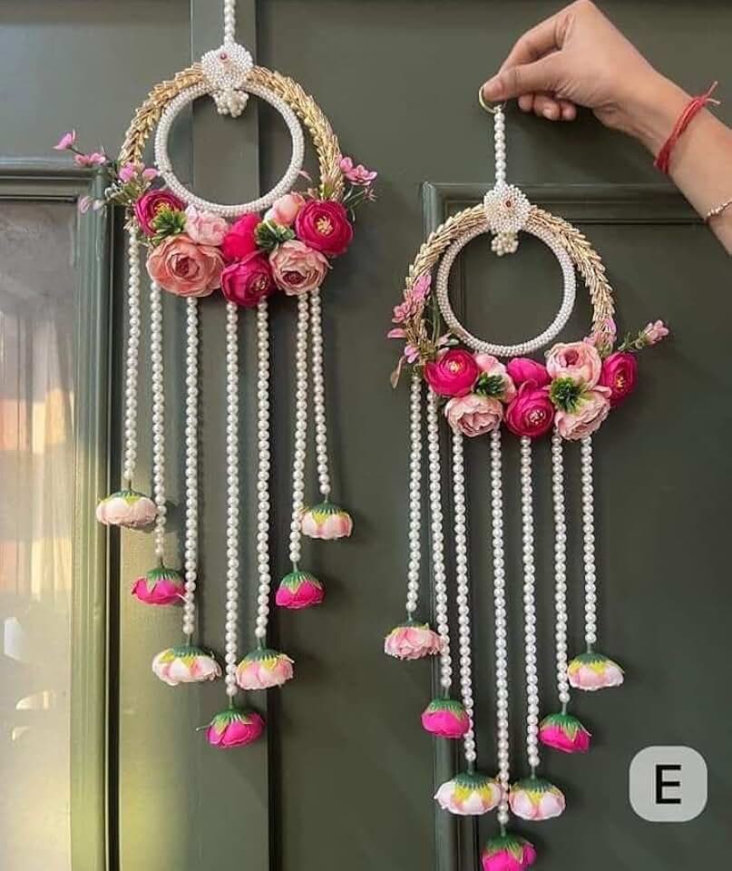 Peony Flower Hanging Ideal for Diwali Festivities | Enhance Your Space with Graceful Touches