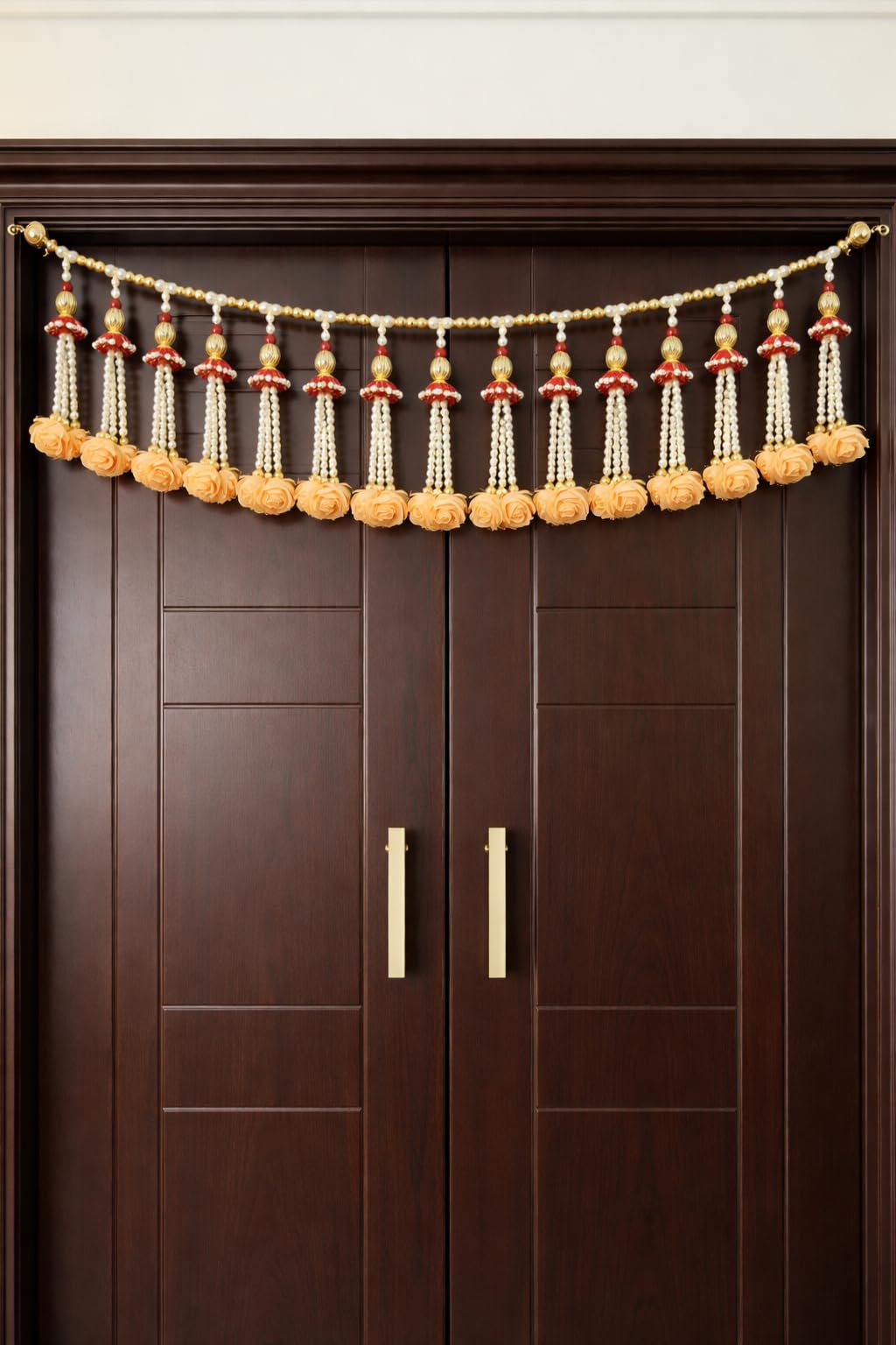 Sellplus Handmade Bandhanwar Decorations | Traditional Bandhanwar Toran Hanging for Entrance Door Wedding Festival Decoration (Pack of 1) (BDHW285)