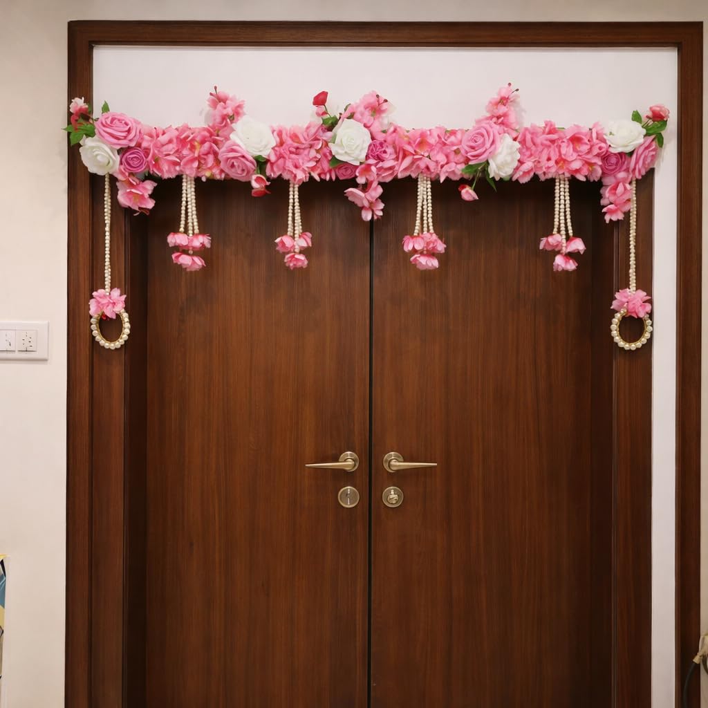 Sellplus Handmade Decorative Bandhanwar Toran Hanging Traditional Door Entrance Festival Home Decor Pooja Mandir Diwali Wedding (BDHW161)