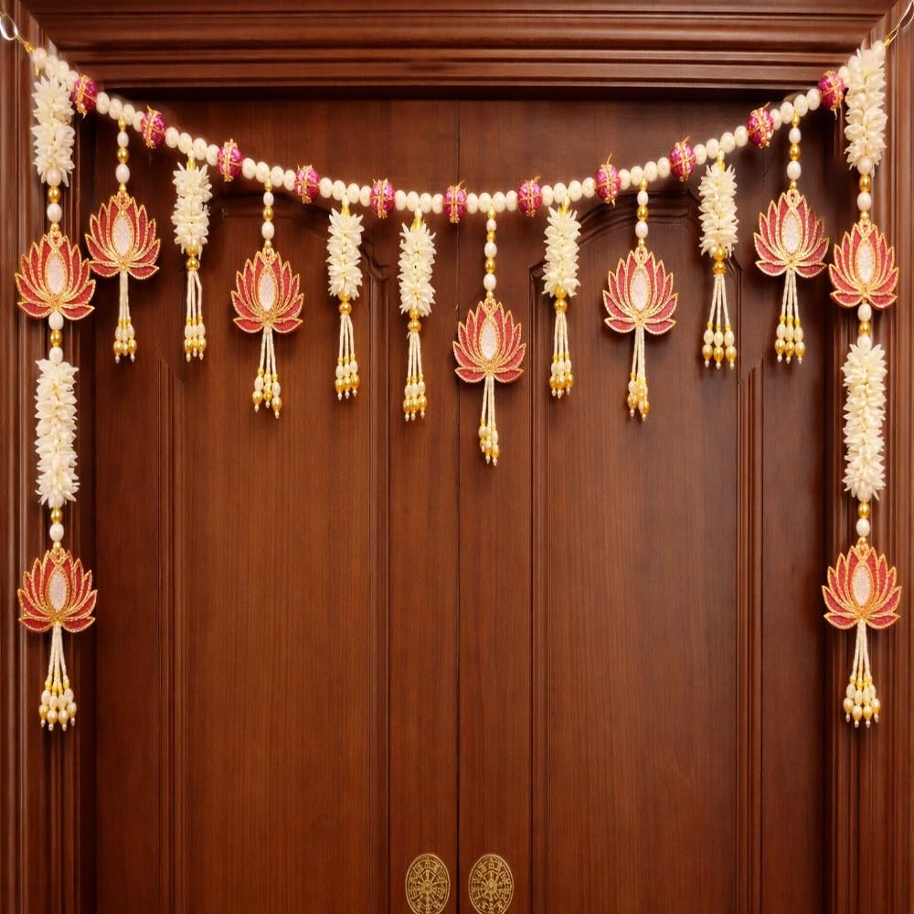 Sellplus Handmade Decorative Bandhanwar Toran Hanging Traditional Door Entrance Festival Home Decor Pooja Mandir Diwali Wedding (BDHW149)