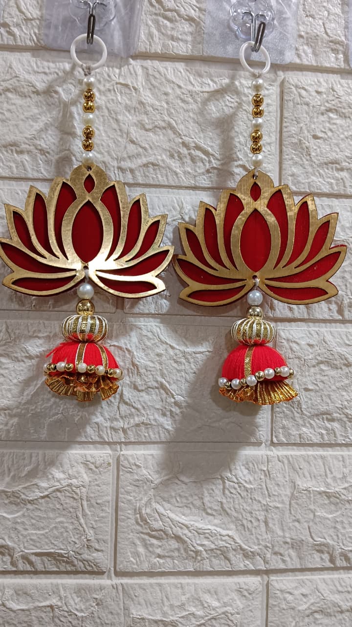 Nutts Lotus Hanging Premium Decorative Wall Accent For Modern Home Interiors
