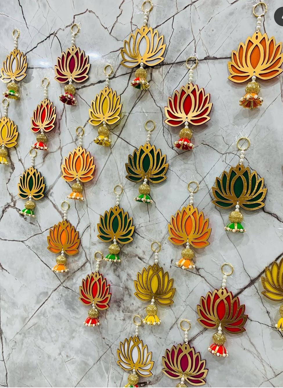 Nutts Lotus Wall Hanging Decorative Accent For Home Walls Adds Charm And Elegance Perfect For Living Room Bedroom And Hallway Decor