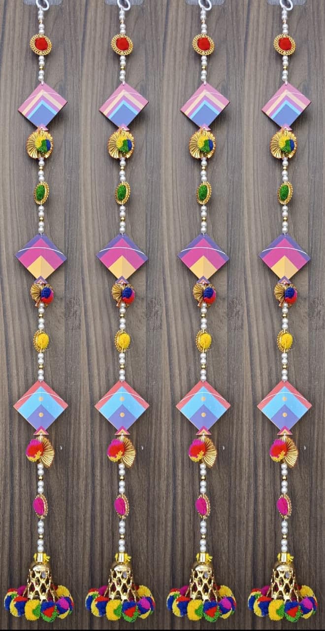Nutts Lohri & Makar Sankranti Items Kite Hanging,Toran for Wall Hanging,Pooja Room, Lohri & Makar Sankranti Decoration Items for Home Decor Traditional Decoration Items (KITEH06)