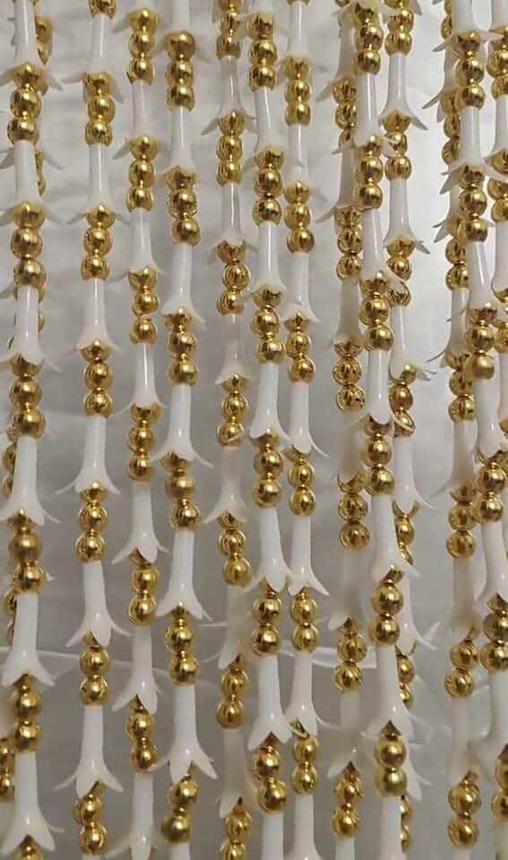 Rajnigandha with Beads Hanging for Home Decoration & All Festival Decor Enhance Your Space with Graceful Touches