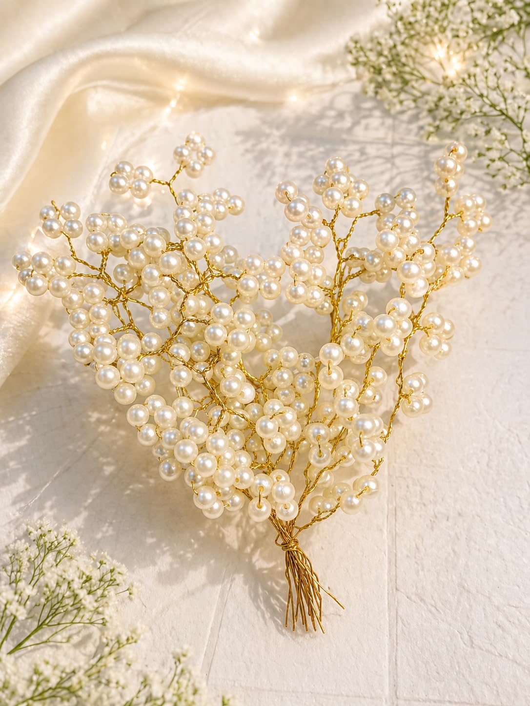 Nutts Elegant Decorative Booti Applique Work Beaded Applique for Craft and Embroidery Work (RM-B20)