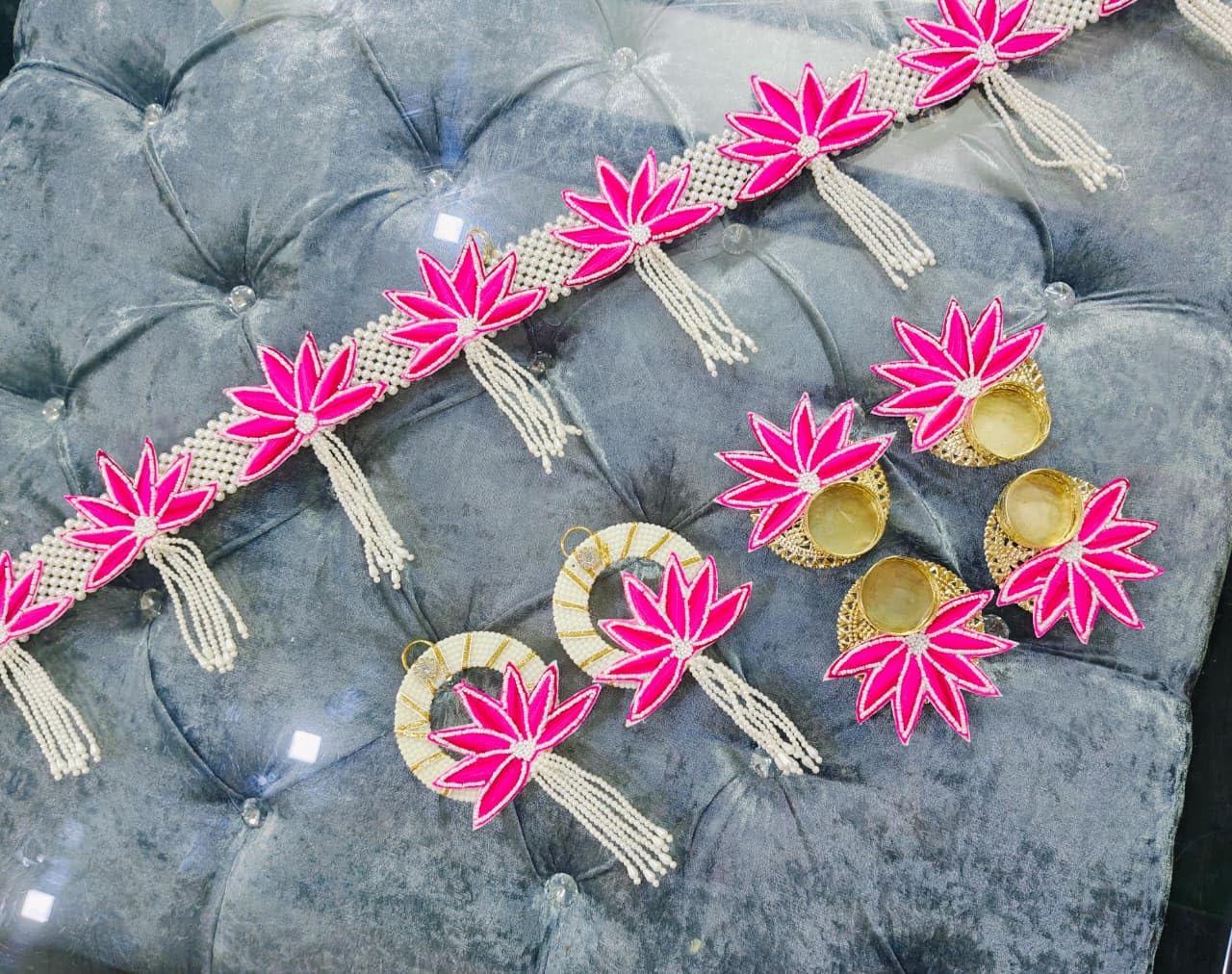 Sellplus Handmade Bandhanwar Decorative | Designer Bandhanwar Toran for Main Door Mandir Entrance Festive Home Decor (Pack of 1) (BDHW492)