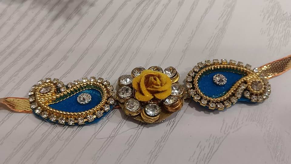 Combo of 1 Rakhi for Brother with 1 World's Best Bro & Sister Poster Rakhi Hamper for Brother & Sister (Design 1)