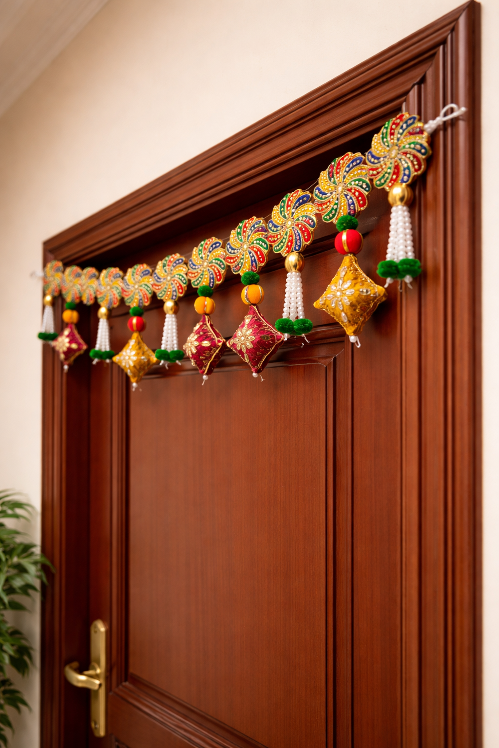 Nutts Decorative Bandhanwar Toran for Festive Door Decor