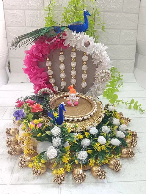 Handmade Lord Singhasan for God | Decorative Singhasan for Festival & Pooja Singhasan02