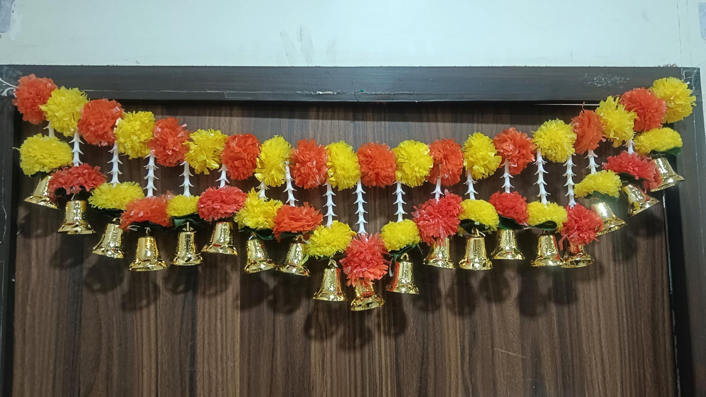Sellplus Handmade Bandhanwar Decorative | Designer Bandhanwar Toran for Main Door Mandir Entrance Festive Home Decor (Pack of 1) (BDHW497)