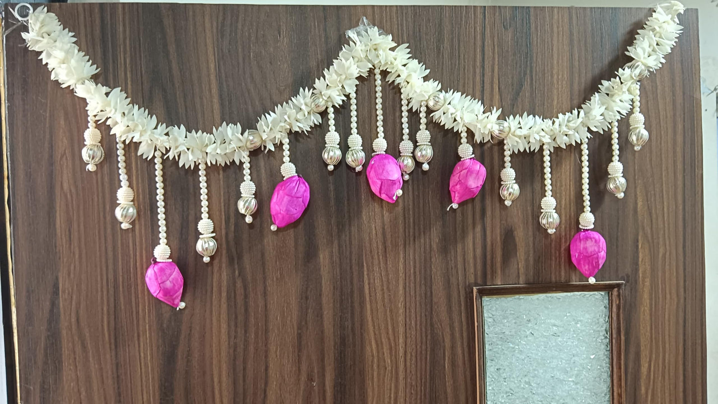 Sellplus Handmade Bandhanwar Decorative | Designer Bandhanwar Toran for Main Door Mandir Entrance Festive Home Decor (Pack of 1) (BDHW480)