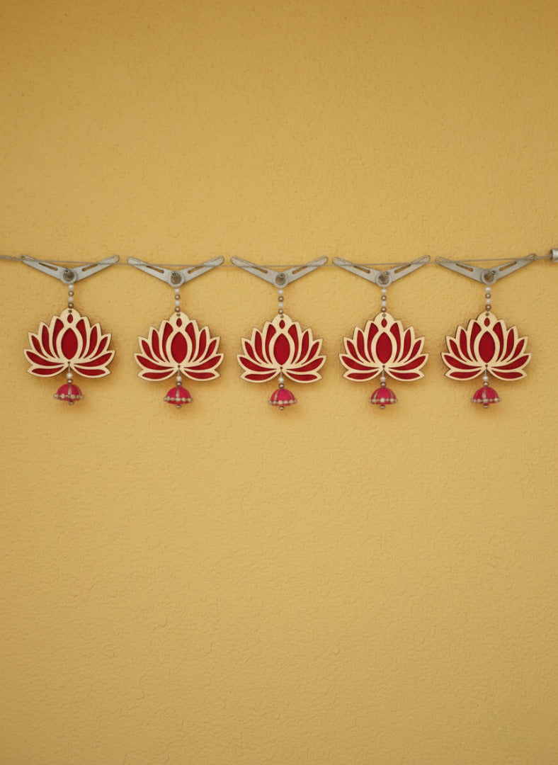 Nutts Lotus Hanging Decor Ideal For Entrance Wall Decoration Creates Welcoming And Elegant Look Perfect For Home Entryway And Living Room Styling
