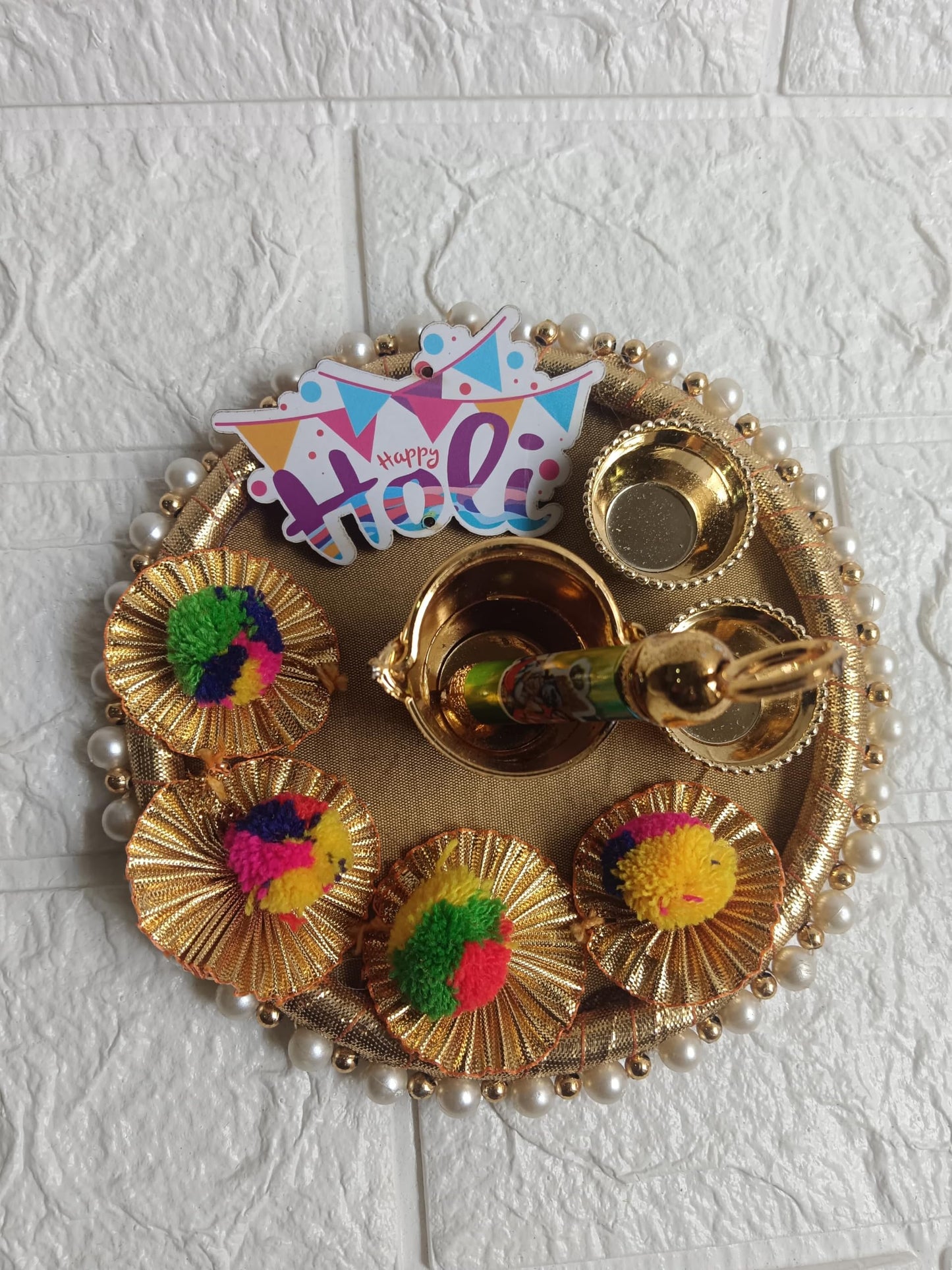 Sellplus Handmade Decorative Holi for Festival Decoration | Traditional Pooja Ritual and Home Temple Decoration Pack of 1 (HOLIP-11)
