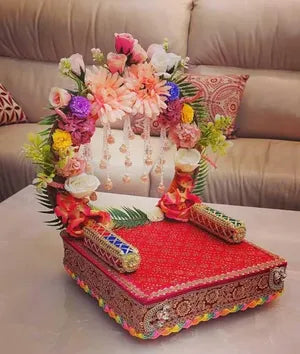 Artificial Flower,Lord & Laddu Gopal, Singhasan for Kanha Ji, Gopal Ji, Laddu Ji, for Janmastmi