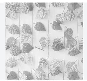 Silver Artificial Ivy Vines Silk Ivy Creepers Leaves Garland Hanging (12 Strings )