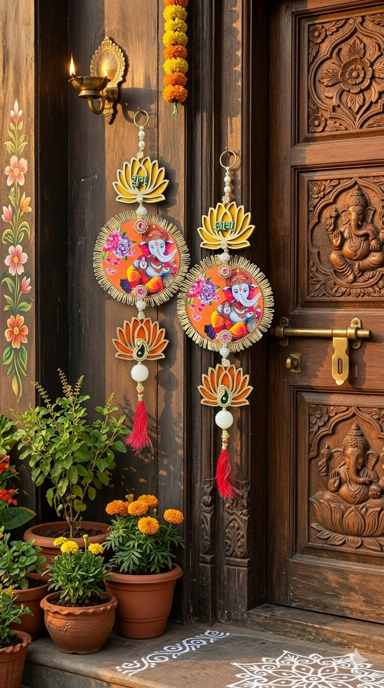 Nutts Lotus Wall Hanging For Yoga Room And Meditation Space