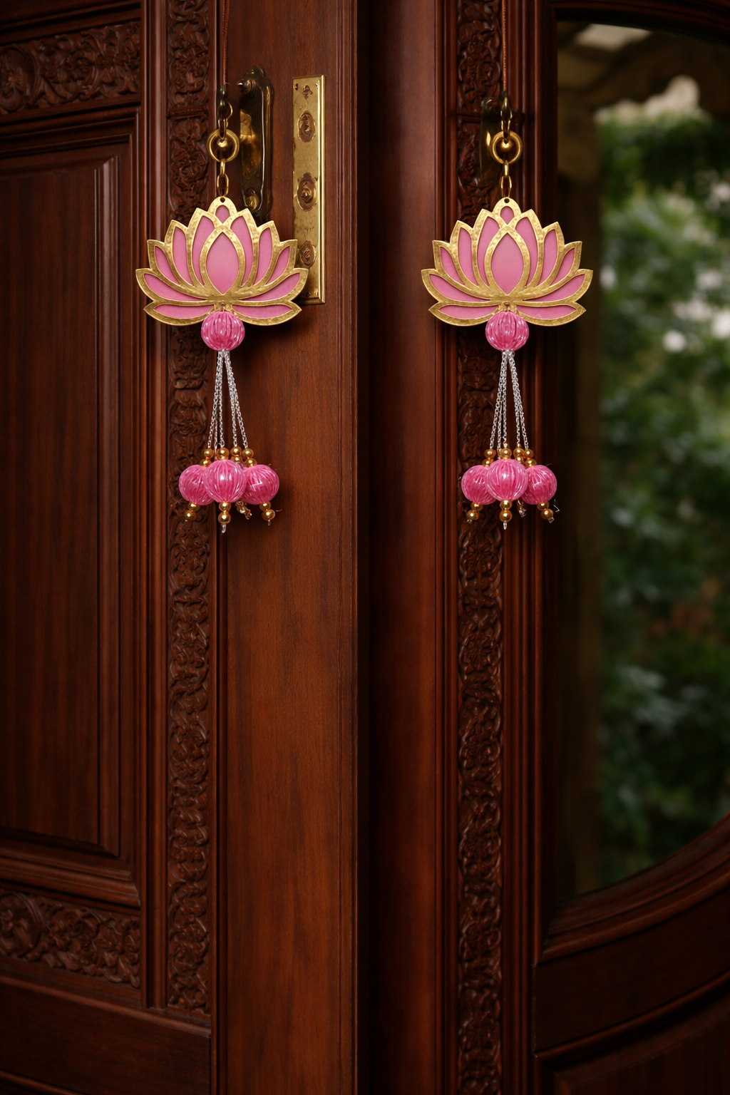 Nutts Lotus Hanging Elegant Wall Decor For Entrance Styling