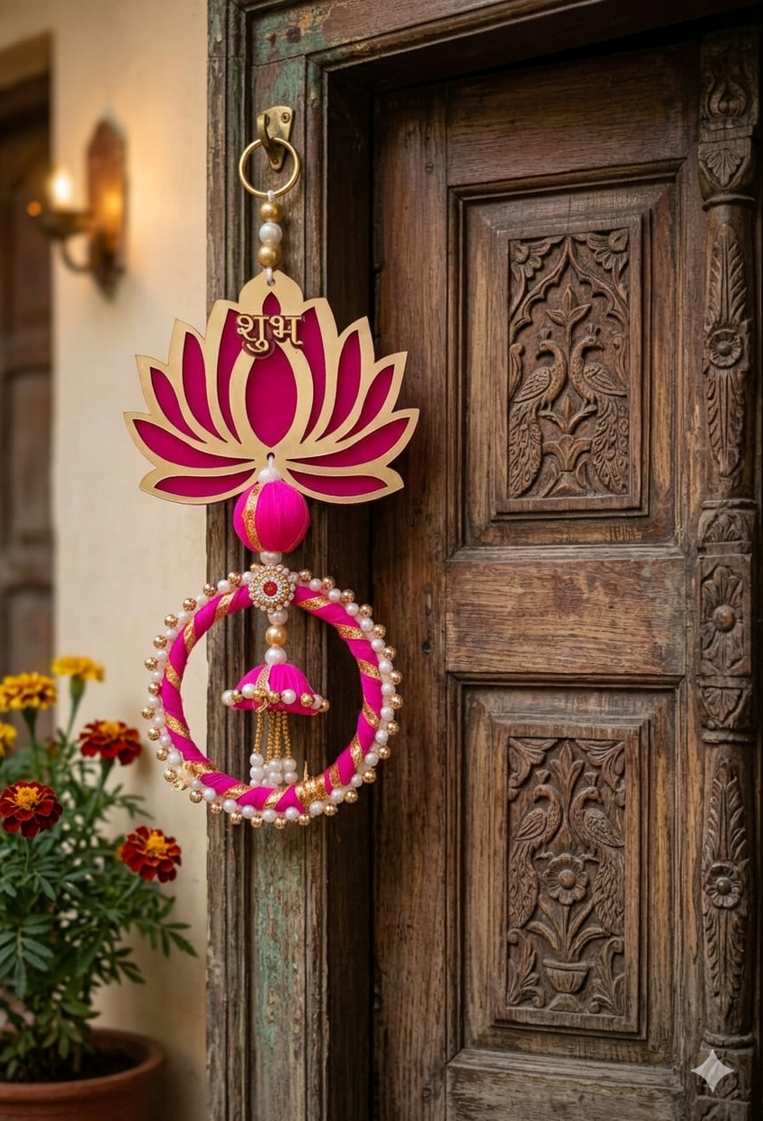 Nutts Lotus Wall Hanging Decorative Accent For Stylish Homes