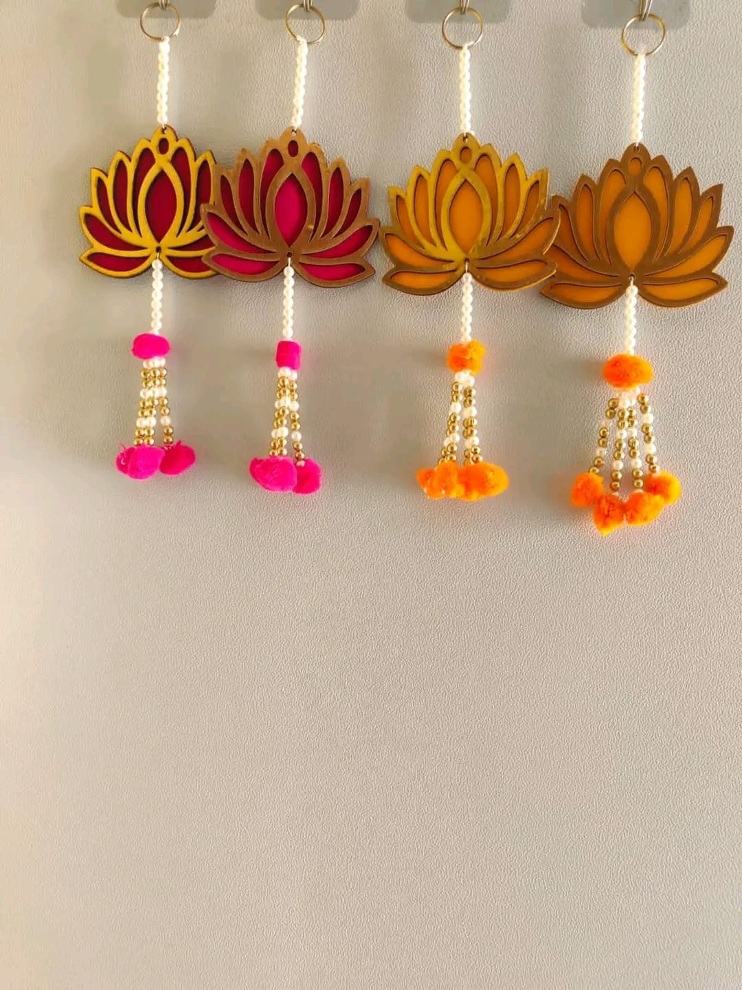 Nutts Lotus Wall Hanging Decorative Piece For Peaceful Interior Spaces