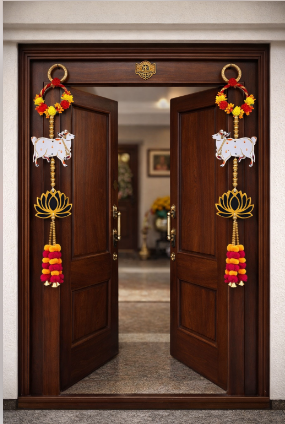 Nutts Lotus Hanging Stylish Wall Decor For Living Room And Hallway