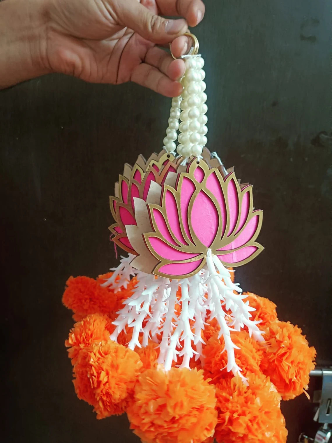 Nutts Lotus Hanging Elegant Wall Decor For Home Interior And Aesthetic Styling