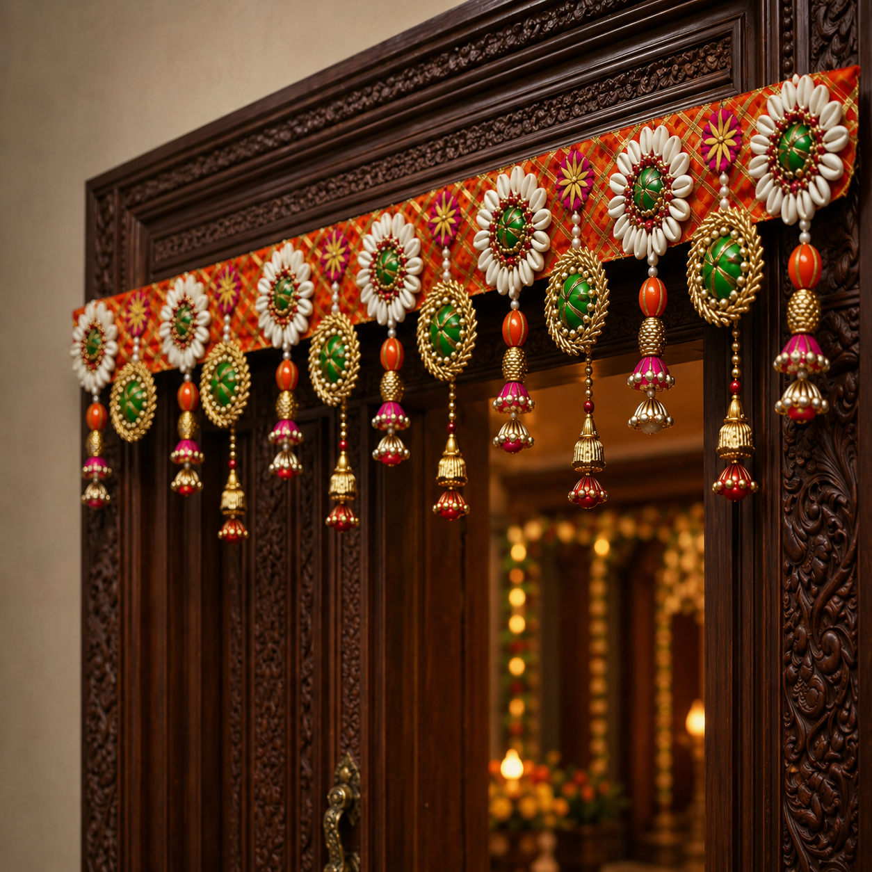 Nutts Decorative Ethnic Bandhanwar for Traditional Home Styling