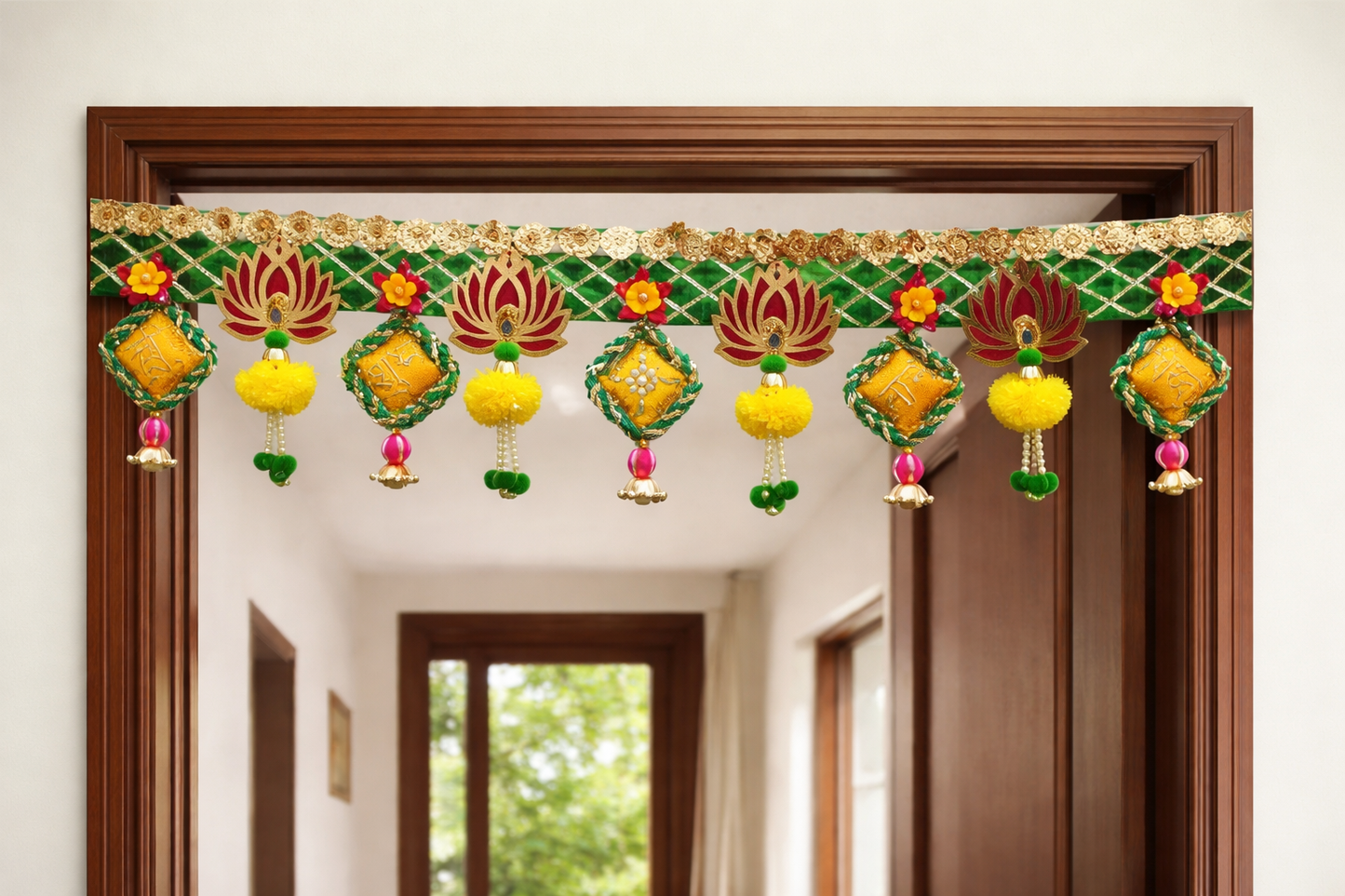 Nutts Traditional Bandhanwar Door Hanging for Festive Home Decor