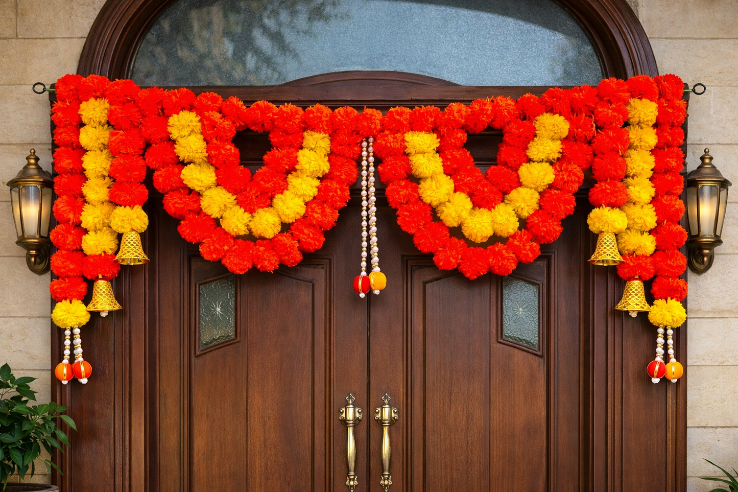 Nutts Handmade Bandhanwar Toran for Traditional Door Décor