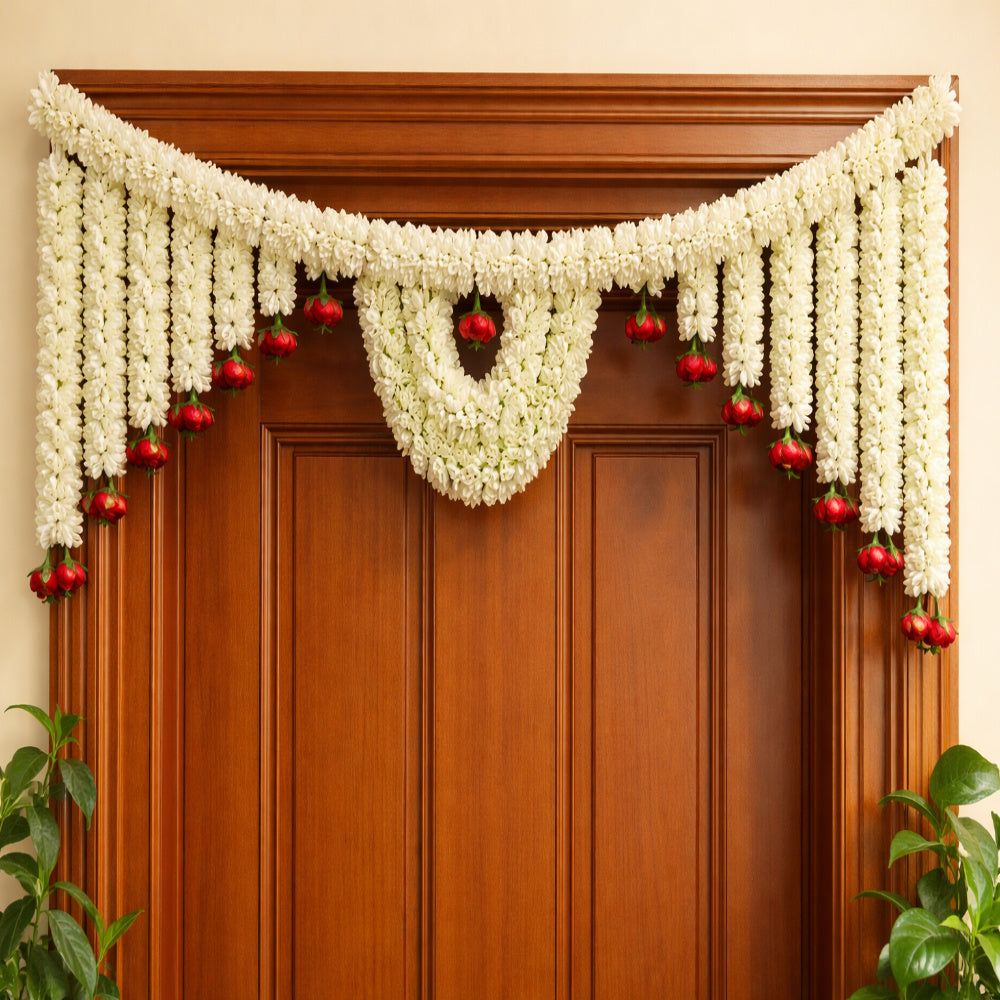 Nutts Handmade Floral Bandhanwar Door Decor