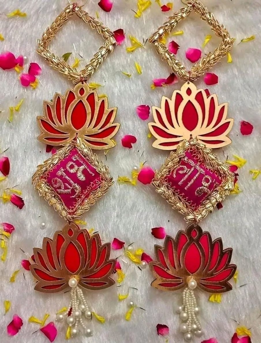 Nutts Lotus Hanging Decor Ideal For Meditation Room Ambiance Enhances Interior Styling With Spiritual Theme Perfect For Calm Peaceful Home