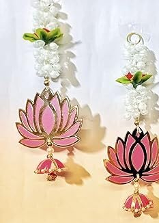 Nutts Lotus Hanging Decor Ideal For Meditation Room Ambiance Enhances Interior Styling With Spiritual Theme Perfect For Calm Peaceful And Positive Energy Home Decor