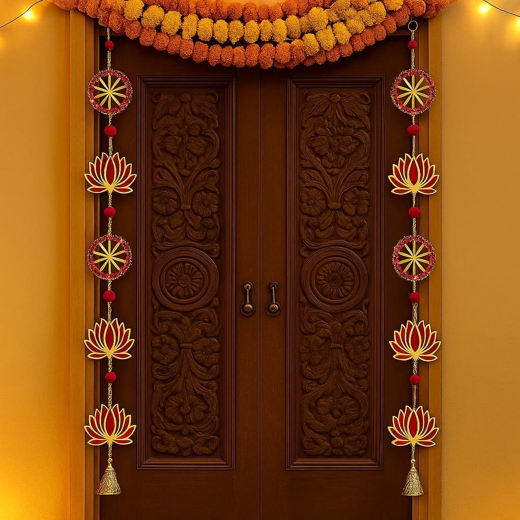 Nutts Lotus Wall Hanging Perfect For Bedroom Decor Adds Charm And Sophisticated Look