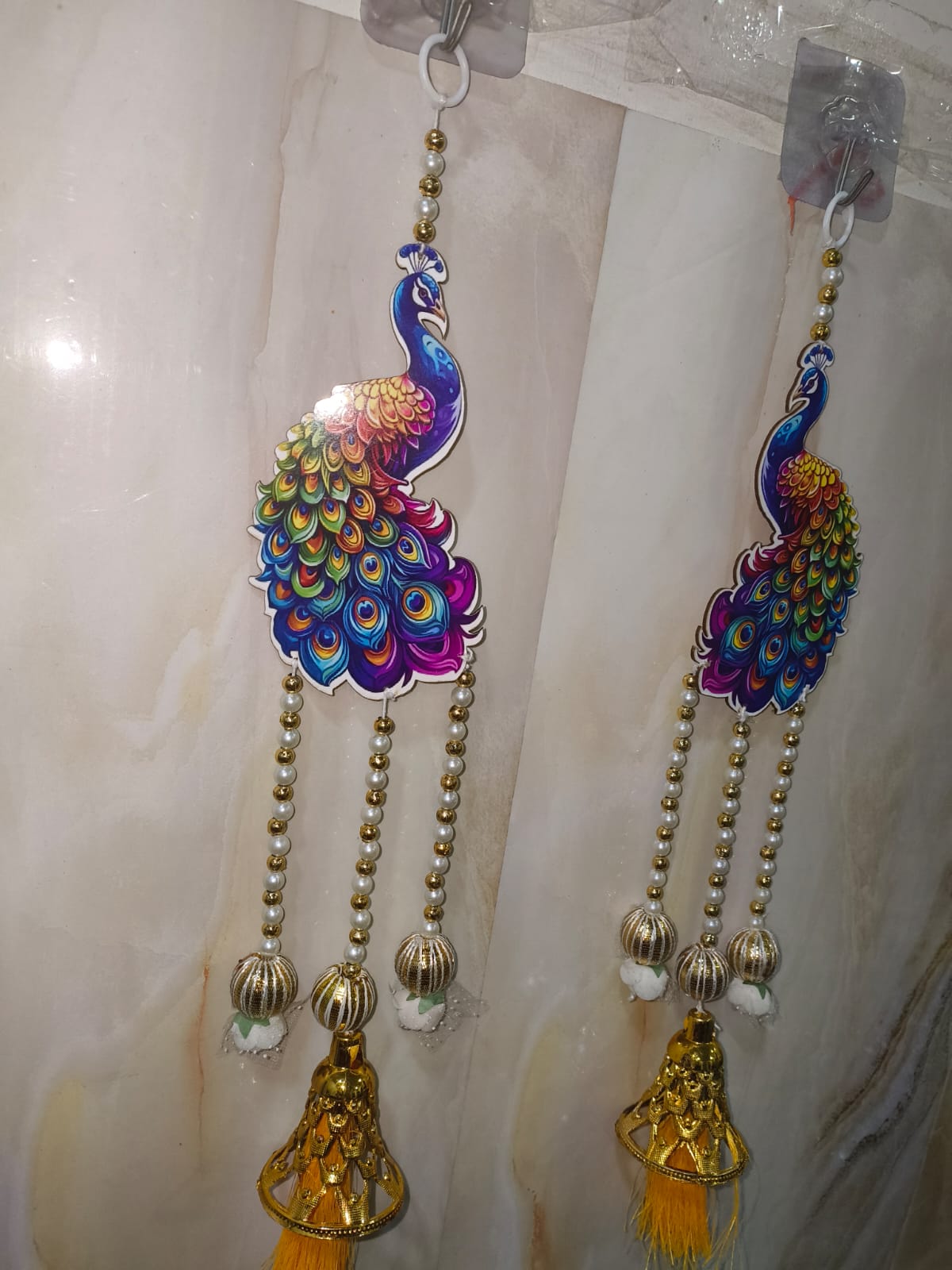 Nutts Handcrafted Wall Hanging | Tassel Door and Home Decorative Hanging Pack of 2 (Small118)